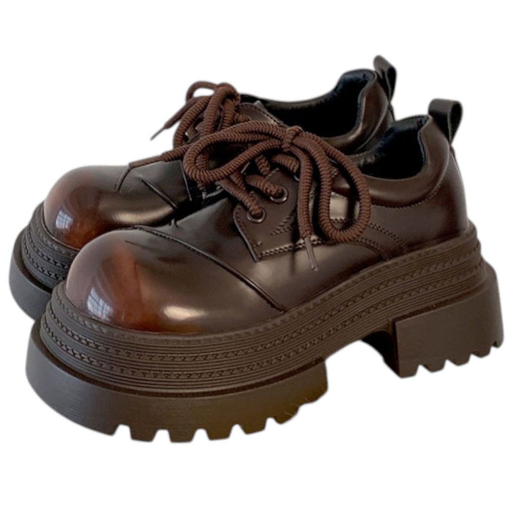 aesthetic platform oxford boots boogzel clothing