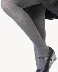 aesthetic polka dot knit tights boogzel clothing