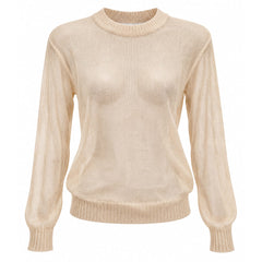 aesthetic sheer knit sweater boogzel clothing