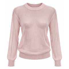 aesthetic sheer knit sweater boogzel clothing