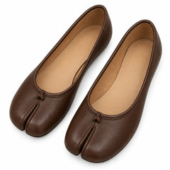 aesthetic split toe ballet flats boogzel clothing