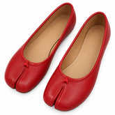 aesthetic split toe ballet flats boogzel clothing