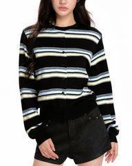 aesthetic striped cardigan boogzel clothing