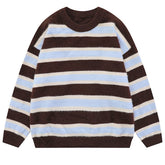 aesthetic striped knit sweater boogzel clothing
