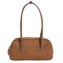 aesthetic suede boston bag boogzel clothing