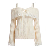 aesthetic lace sweater boogzel clothing