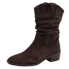 aesthetic mid calf boots boogzel clothing