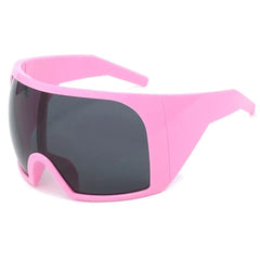 aesthetic oversized shield sunglasses boogzel clothing