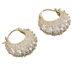 aesthetic rhinestone hoops boogzel clothing