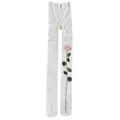 aesthetic rose print tights boogzel clothing