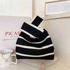 aesthetic striped mini handbag boogzel clothing