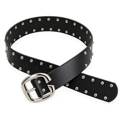 aesthetic wide studded belt boogzel clothing