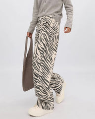 aesthetic zebra print pants boogzel clothing