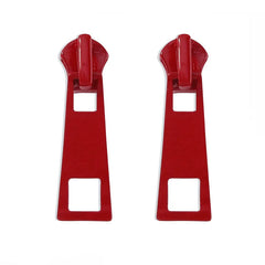 aesthetic zipper stud earrings boogzel clothing