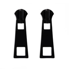 aesthetic zipper stud earrings boogzel clothing