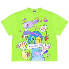 alien aesthetic graphic t-shirt boogzel clothing