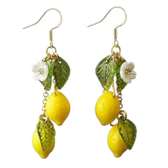 amalfi lemon earrings boogzel clothing
