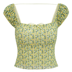 amalfi lemon cropped top boogzel clothing