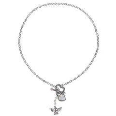 angel aesthetic chain necklace boogzel clothing