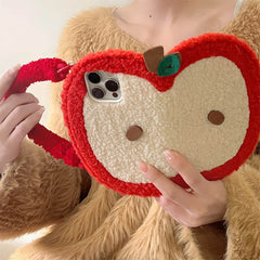 apple plush iphone case boogzel clothing