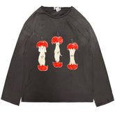 apple core graphic long sleeve tee boogzel clothing