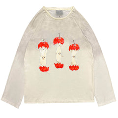 apple core graphic long sleeve tee boogzel clothing