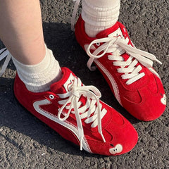 apple on toe aesthetic sneakers boogzel clothing