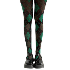 argyle pattern tights boogzel clothing