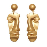 artsy face vintage aesthetic earrings boogzel clothing
