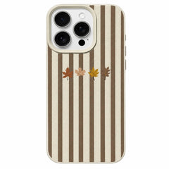 autumn leaves striped iphone case boogzel clothing