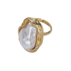 baroque aesthetic pearl ring boogzel clothing
