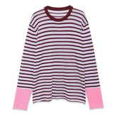 basic striped long sleeve top boogzel clothing
