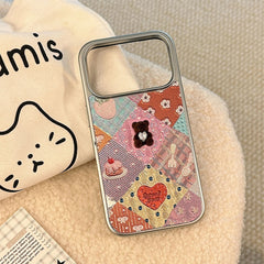 bear rhinestone iphone case boogzel clothing