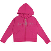 bebe pink zip up hoodie boogzel clothing