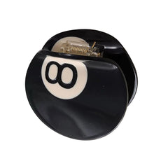 billiard 8 ball hair clip boogzel clothing