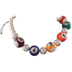billiard balls necklace boogzel clothing