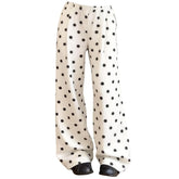 black and white polka dot pants boogzel clothing