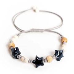 black star beaded bracelet boogzel clothing