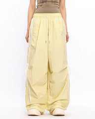 blokette side stripe wide leg trousers boogzel clothing