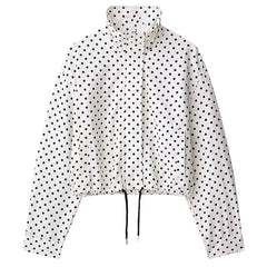 blokette style polka dot jacket boogzel clothing