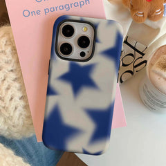 blue star print y2k iphone case boogzel clothing