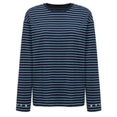 blue striped long sleeve tshirt boogzel clothing