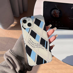 blue and black argyle iphone case boogzel clothing