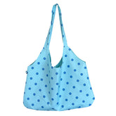 blue polka dot shoulder bag boogzel clothing