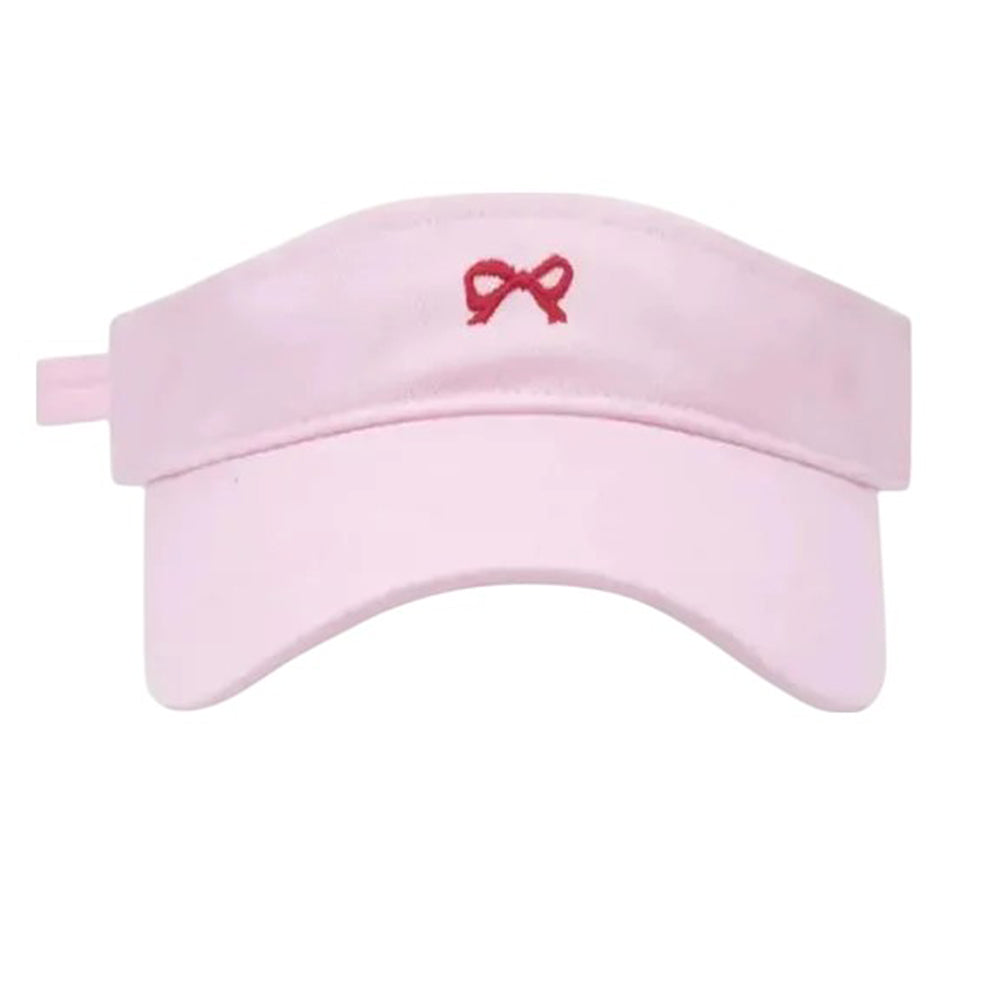 bow embroidery tennis visor boogzel clothing