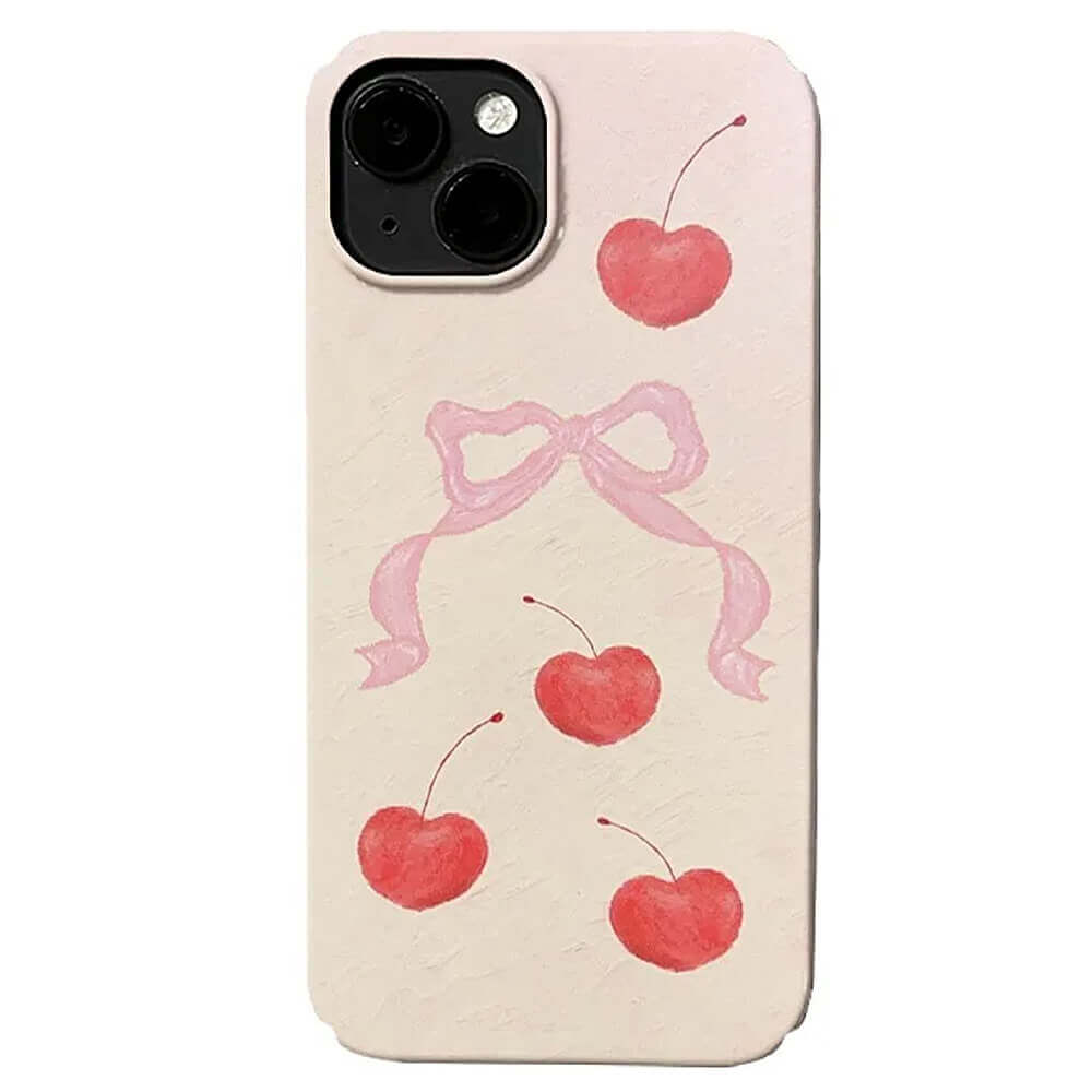 bow and cherry iphone case boogzel clothing