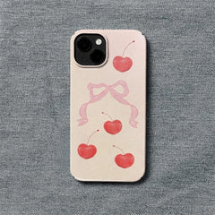 bow and cherry iphone case boogzel clothing