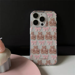 bow bear iphone case boogzel clothing