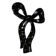 bow polka dot hair claw boogzel clothing