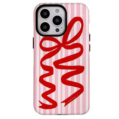 bow ribbon striped iphone case boogzel clothing